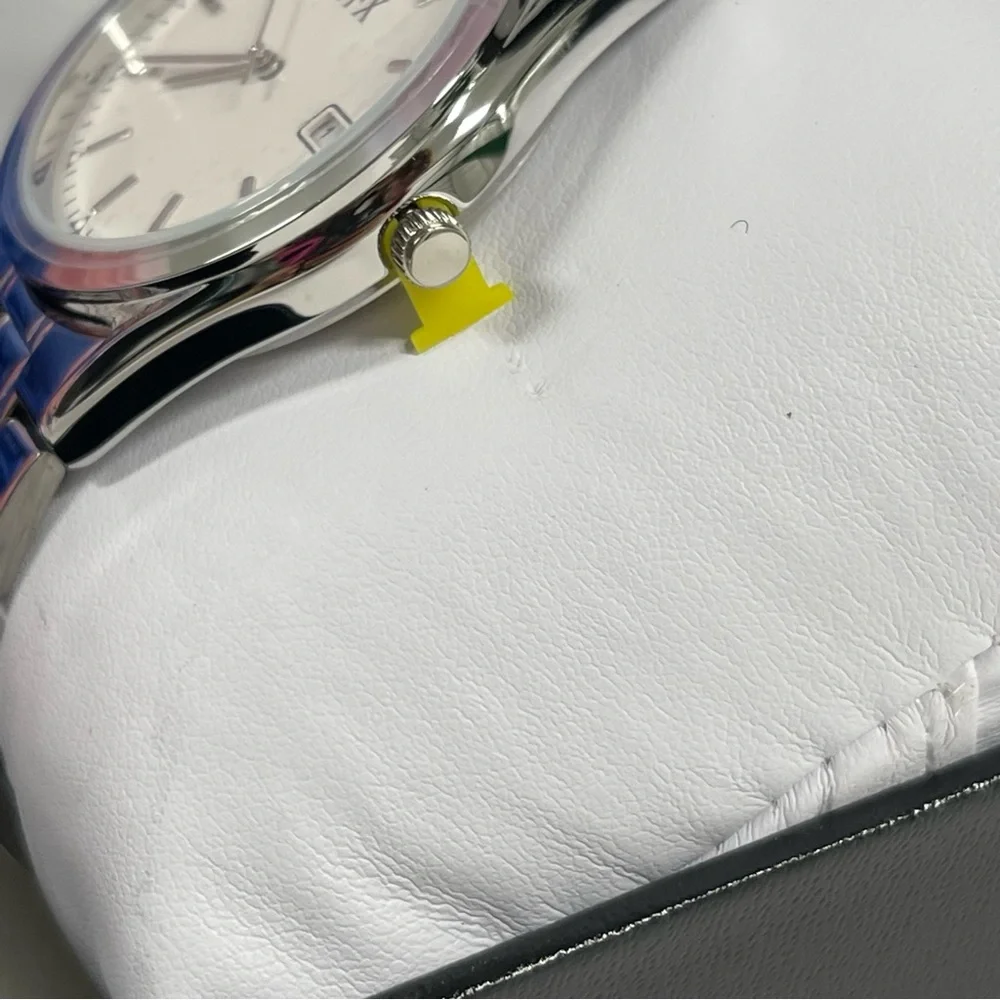 NIB BULOVA STAINLESS STEEL WATCH